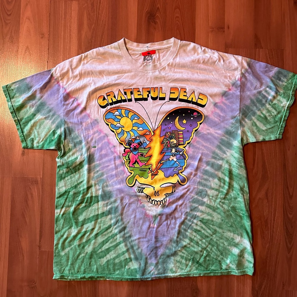 Grateful Dead tie dyed T-shirt size 1X - Picture 1 of 6